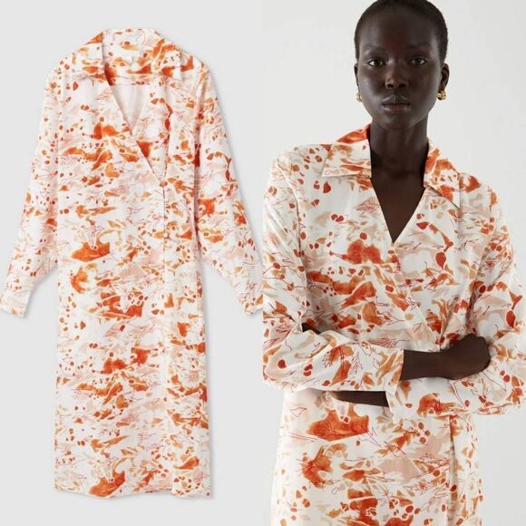 COS Tailored Wrap Dress US 8 NWT - Picture 2 of 11